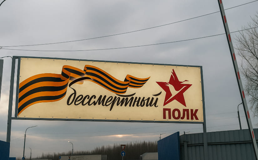 Печать баннера для бессмертного полка для склада по цене от 200 руб/м2, заказать дешево в Москве🔥