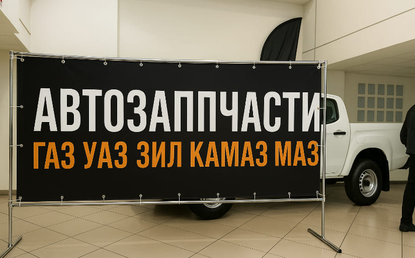 Печать баннера - Автозапчасти