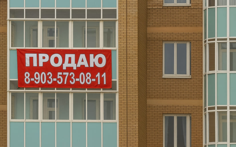 Печать баннера для продажи квартиры в уже построенном доме