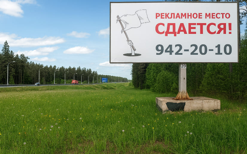 Печать баннера - Рекламное место свободно