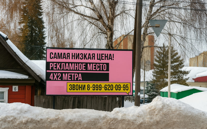 Печать баннера - Рекламное место свободно