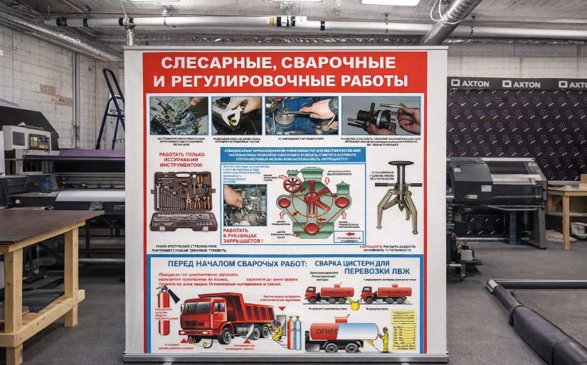 Изготовление стендов - Шиномонтаж