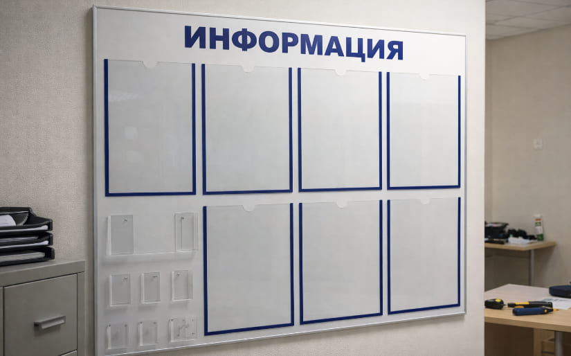 Изготовление стендов - Доска обьявлений