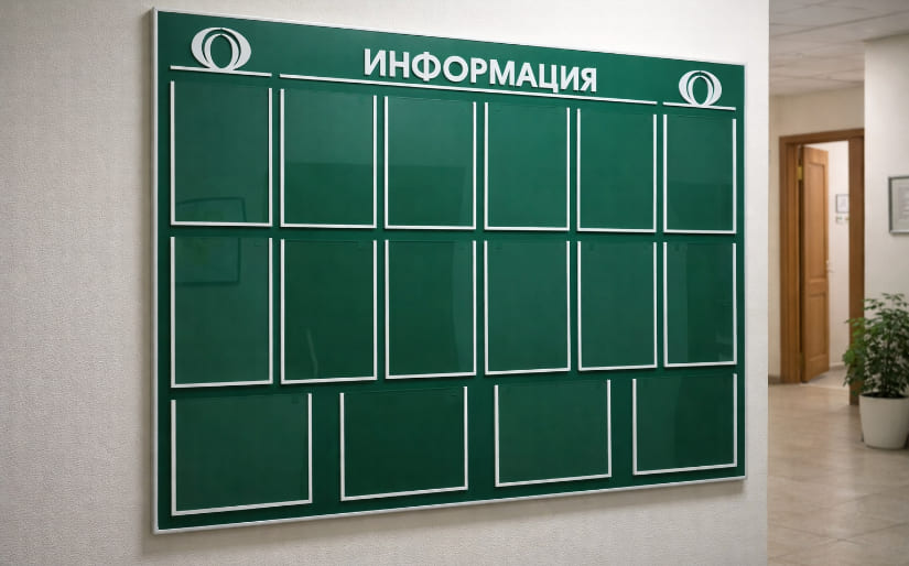 Изготовление стендов - Доска обьявлений