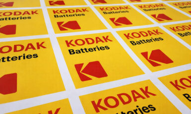 Печать квадратных наклеек для пленки для фотоаппаратов "Kodak" по цене от 200 руб/м2, заказать дешево в Москве🔥