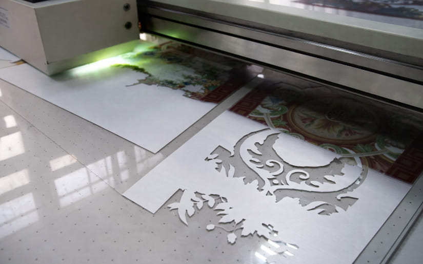 УФ Печать на ПЭТ для орнамента фотозоны по цене от 200 руб/м2, заказать дешево в Москве🔥